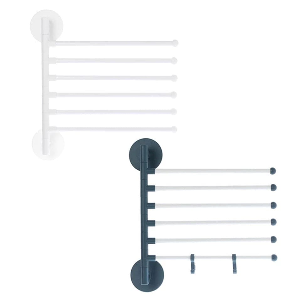 Creative Swivel Towel Bar, 5 Layer Wall Mount Bathroom Towel Rack Holder, Multipurpose Rotatory Towel Rack, Rotatable Bathroom Toilet Wall Hanging Towel Bar Creative Swivel Towel Bar, 5 Layer Wall Mount Bathroom Towel Rack Holder, Multipurpose Rotatory Towel Rack, Rotatable Bathroom Toilet Wall Hanging Towel Bar